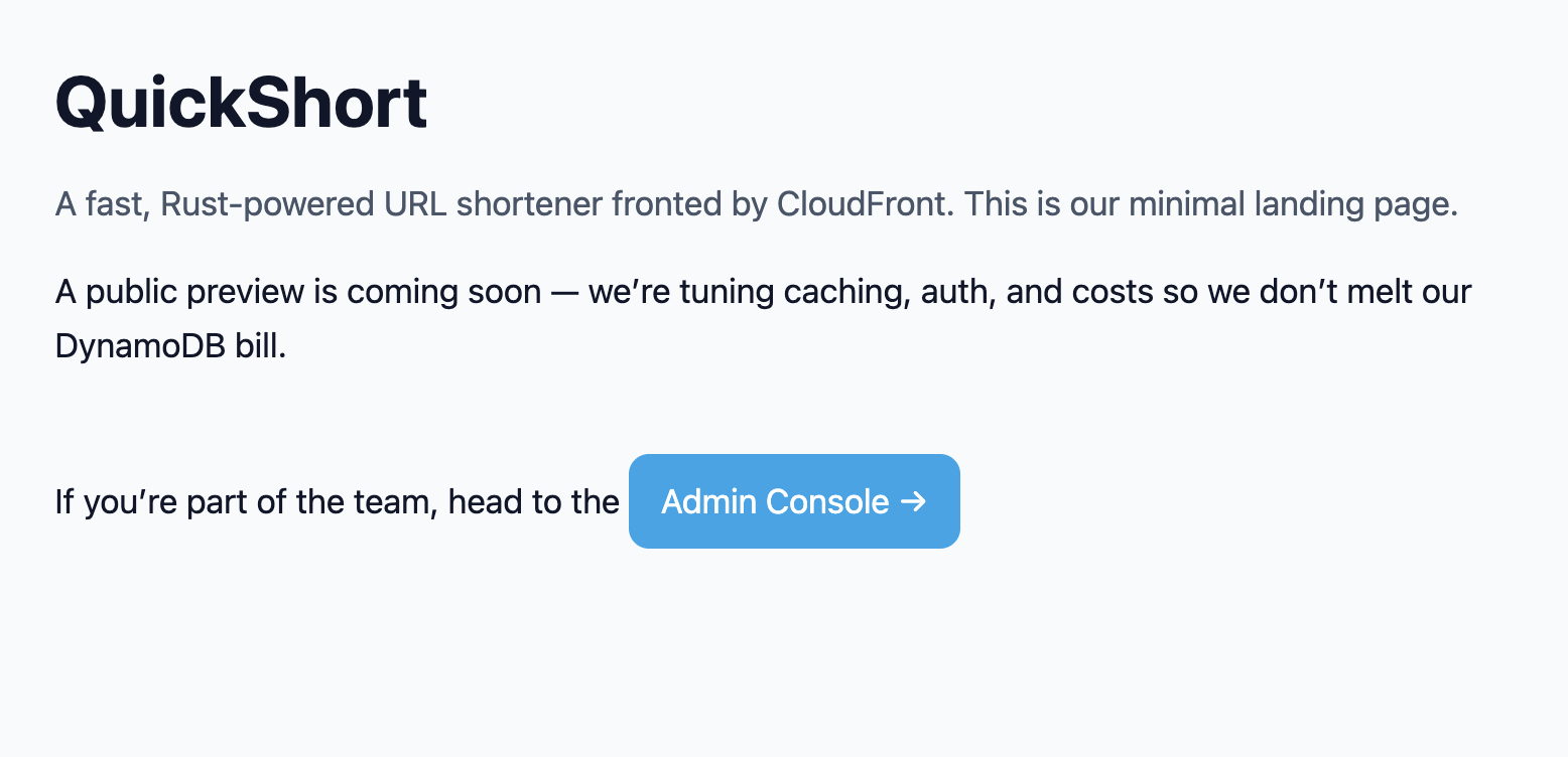 Landing Page